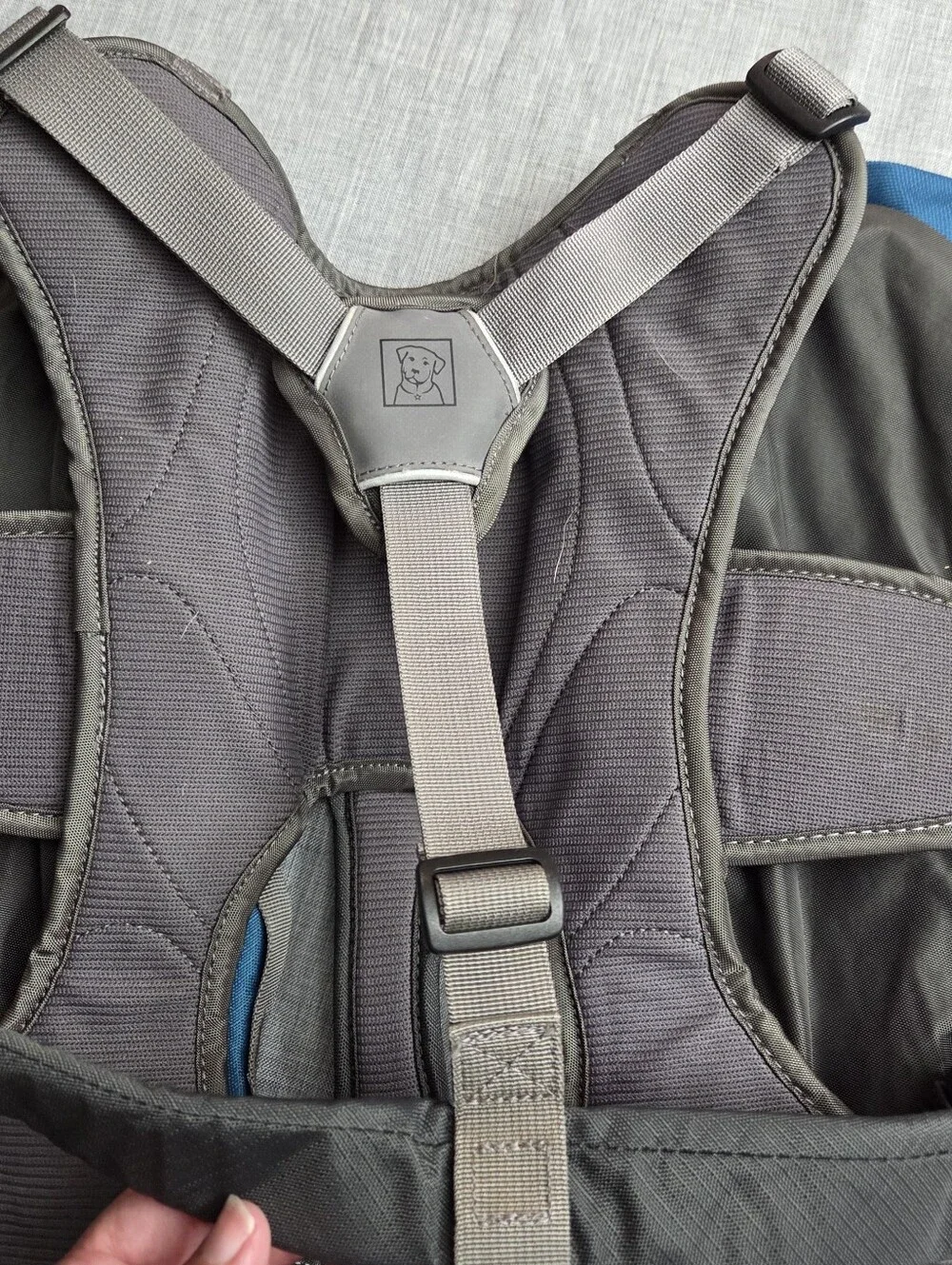 Ruffwear XL/L dog Harness With Large Pockets Blue